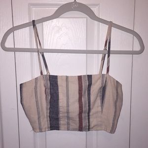 Red white and blue crop top